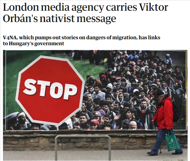 <span class="entry-title-primary">Nova mađarska fabrika vesti</span> <span class="entry-subtitle">Državna agencija V4NA, osnovana u Londonu, ima zadatak da širi višegradsku antizapadnu propagandu</span>